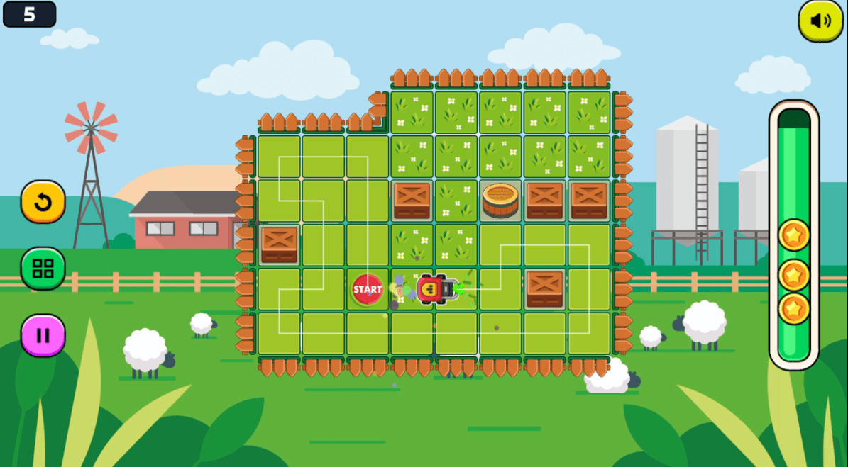 Play Lawn Mower Puzzle Mow it down Coolmath Games